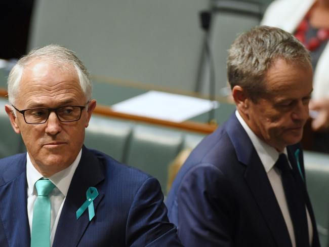 Malcolm Turnbull said Bill Shorten doesn’t have what it takes to be the Prime Minister of Australia. Picture: AAP/Lukas Coch