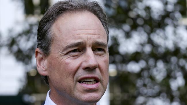 Federal Minister for Health Greg Hunt said “people are entitled to have different views. (Pic: Alex Murray)