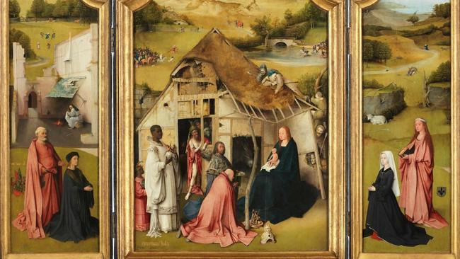 Hieronymus Bosch’s triptych of the Adoration of the Magi.