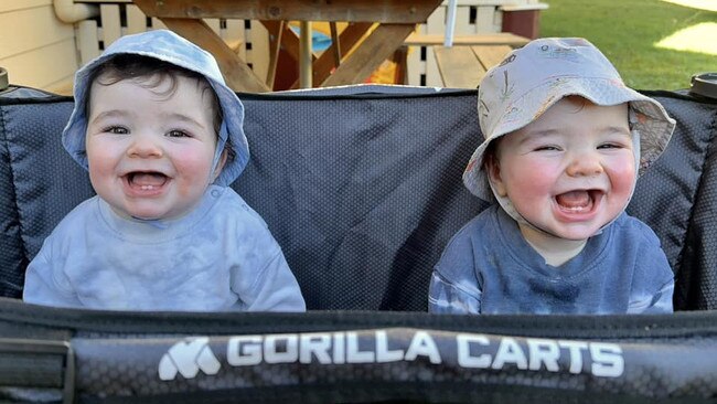 Archer and Hudson Ritchie: Born on 15/08/2022, almost 15 month old twins Archer and Hudson were nominated by their dad, Lleyton Ritchie.