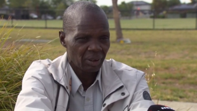 Lino Atem’s father Deng Atem is demanding for justice. Picture: 7News