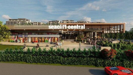 Artist impressions for Seacliff Central. Picture: Brazzale Group