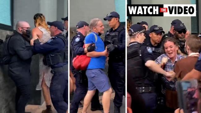 Protesters arrested in Brisbane over Eric Herbert sentence