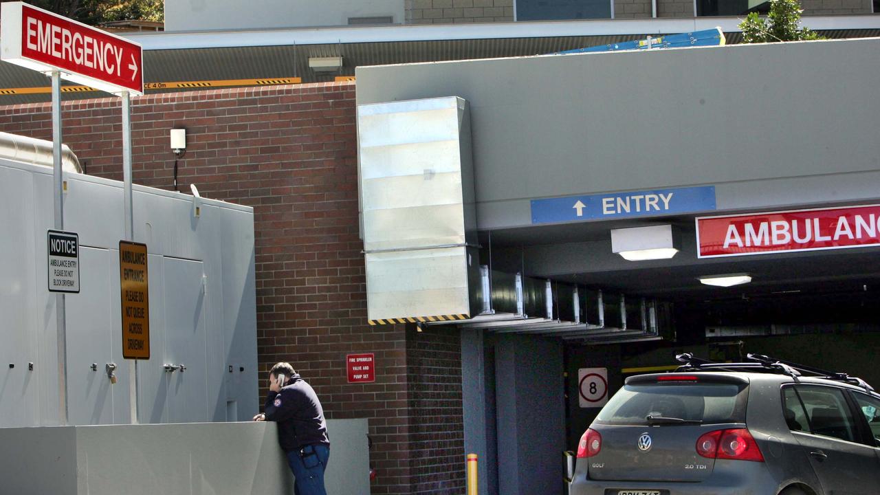 The woman was taken to the Mater Hospital in Newcastle.