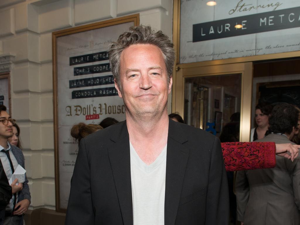 Matthew Perry struggled with drugs and alcohol. Picture: Getty Images