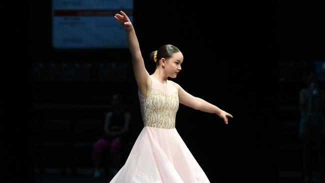 Age 13 to 18 Tap-Slow or Waltz Solo. Margot Tillack. Picture: Shae Beplate.