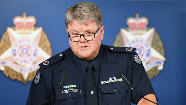 Assistant Commissioner Luke Cornelius said police employees could be in no doubt that predatory behaviour was no longer tolerated. Picture: AAP