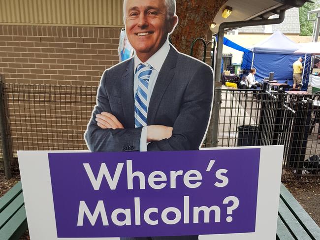 The Phelps campaign attempted to capitalise on Malcolm Turnbull’s downfall.