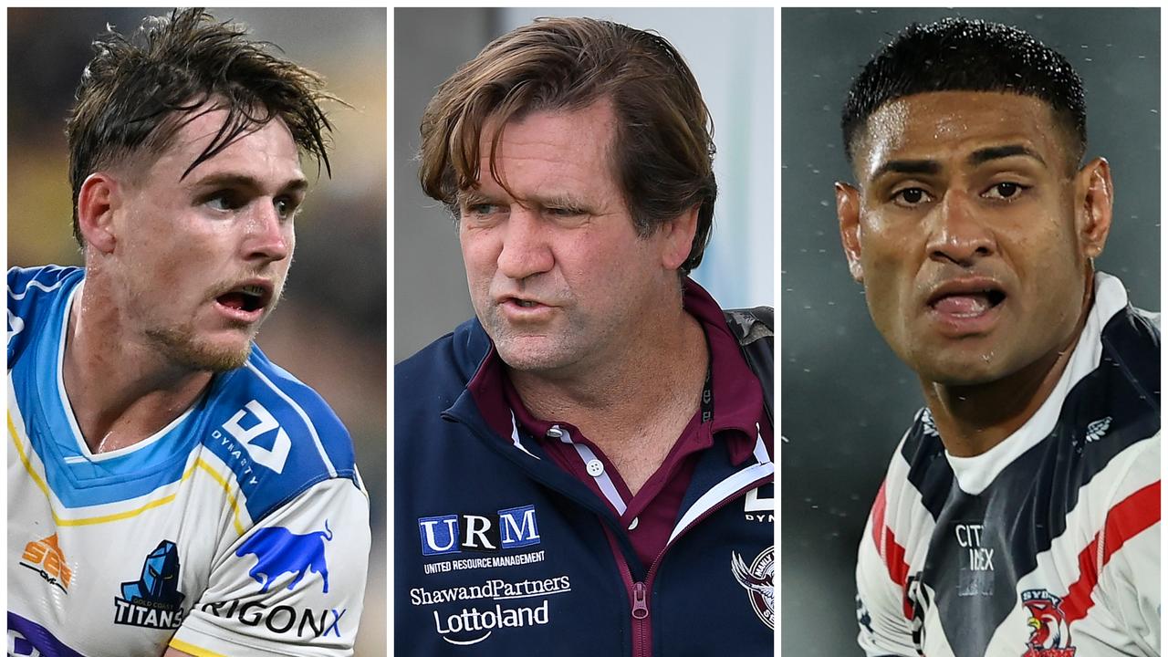 Aj Brimson, Des Hasler and Daniel Tupou