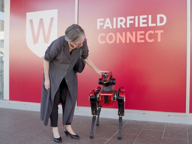 The Fairfield Connect study hub as seen in a Western Sydney University promotional video last year. Picture: Supplied