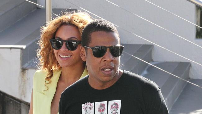 Beyonce and Jay Z visiting Marina Mirage in 2010. Photo: Media Mode