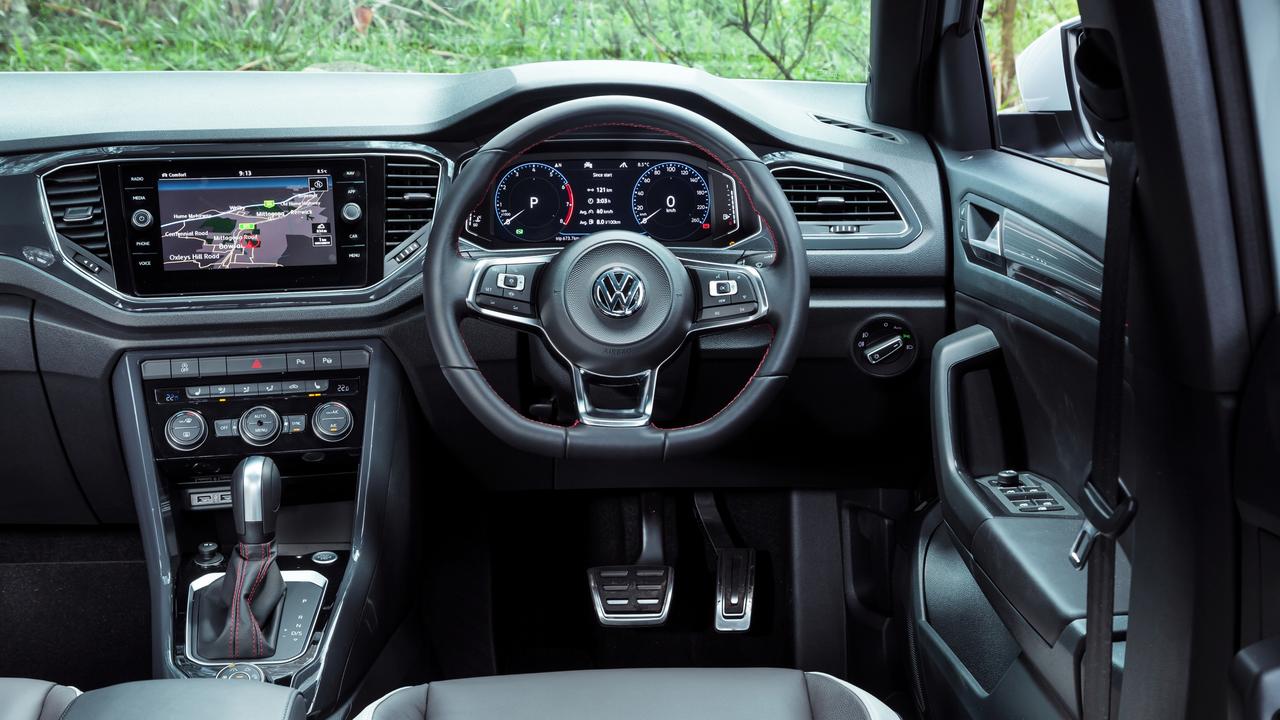 VW’s digital dash is an interior highlight.