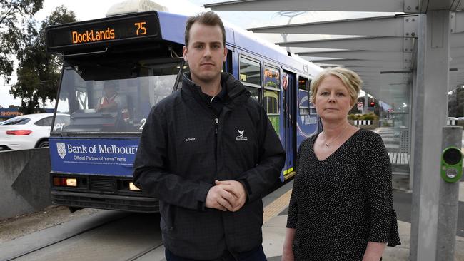 Jackson Taylor pushed for an extension of the Route 75 tram before he entered state politics. Picture: Andy Brownbill