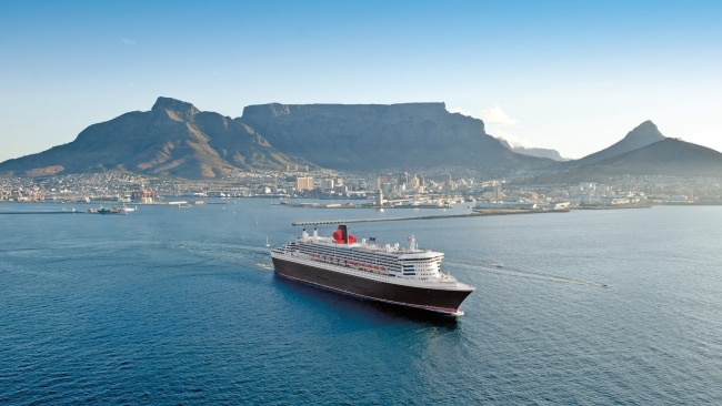 Cunard's Queen Mary 2 takes 42 nights to sail from Sydney to London. 