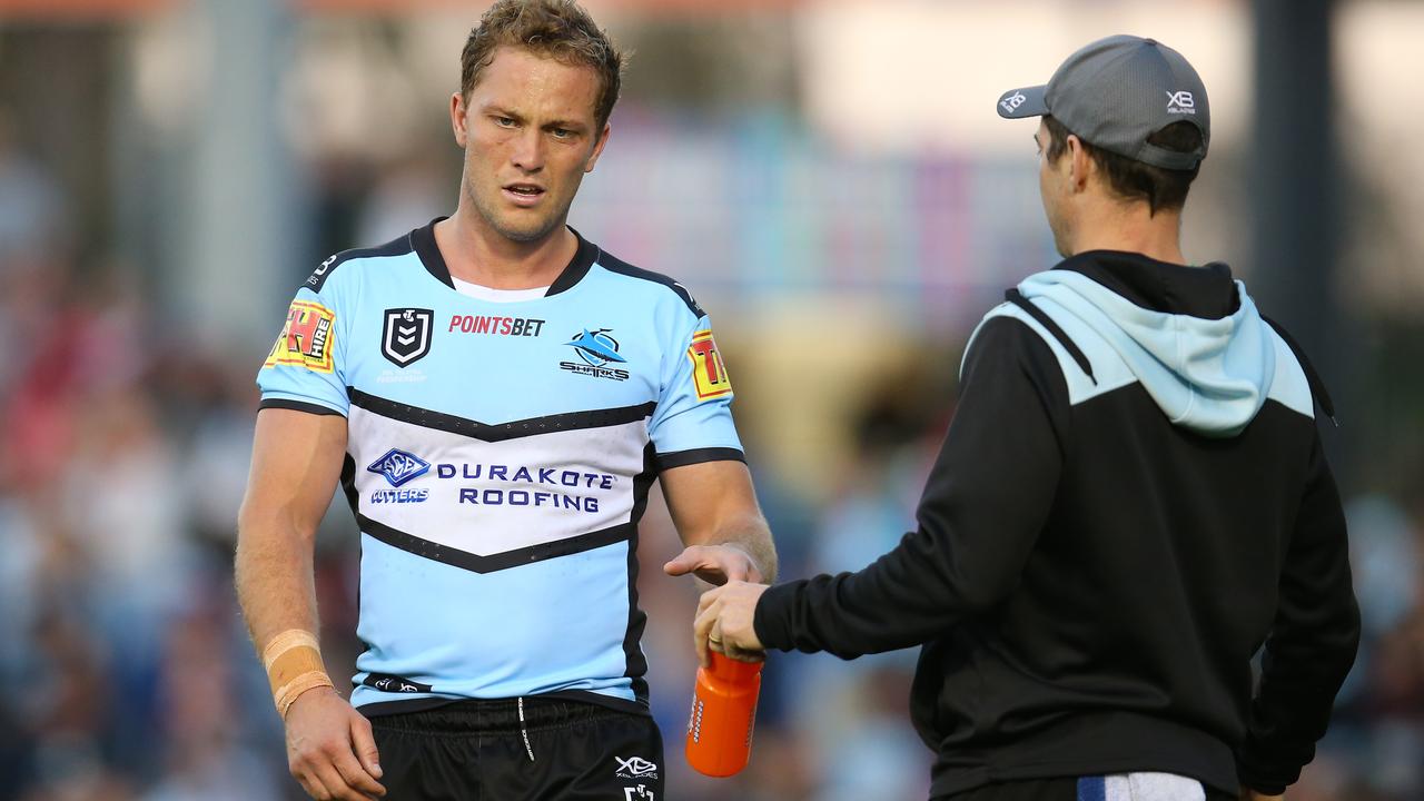 Matt Moylan has struggled for fitness since signing with the Sharks.