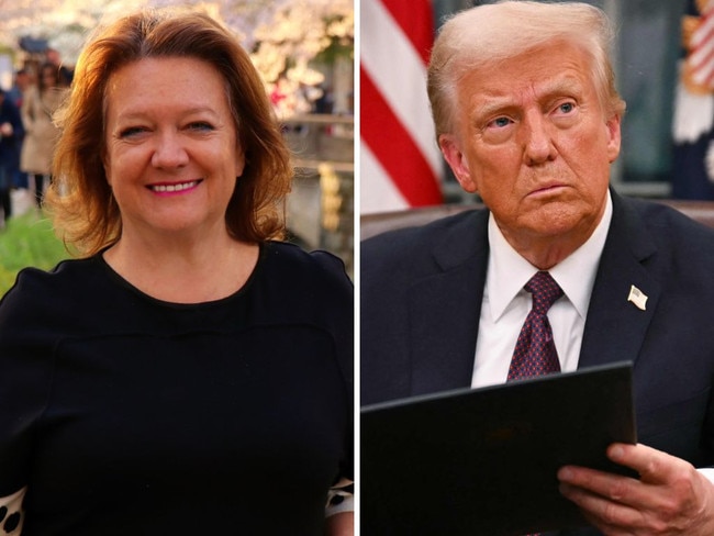 Gina Rinehart and Donald Trump