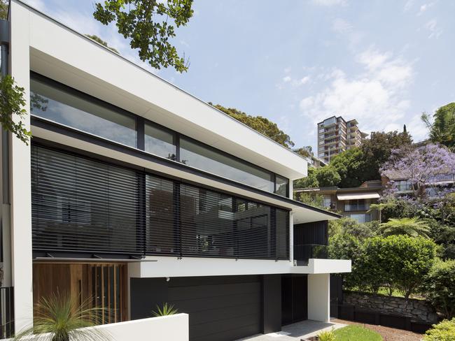 Lawson and Lovell Building Services won a major award for this custom-built Mosman home. Picture: Simon Whitbread