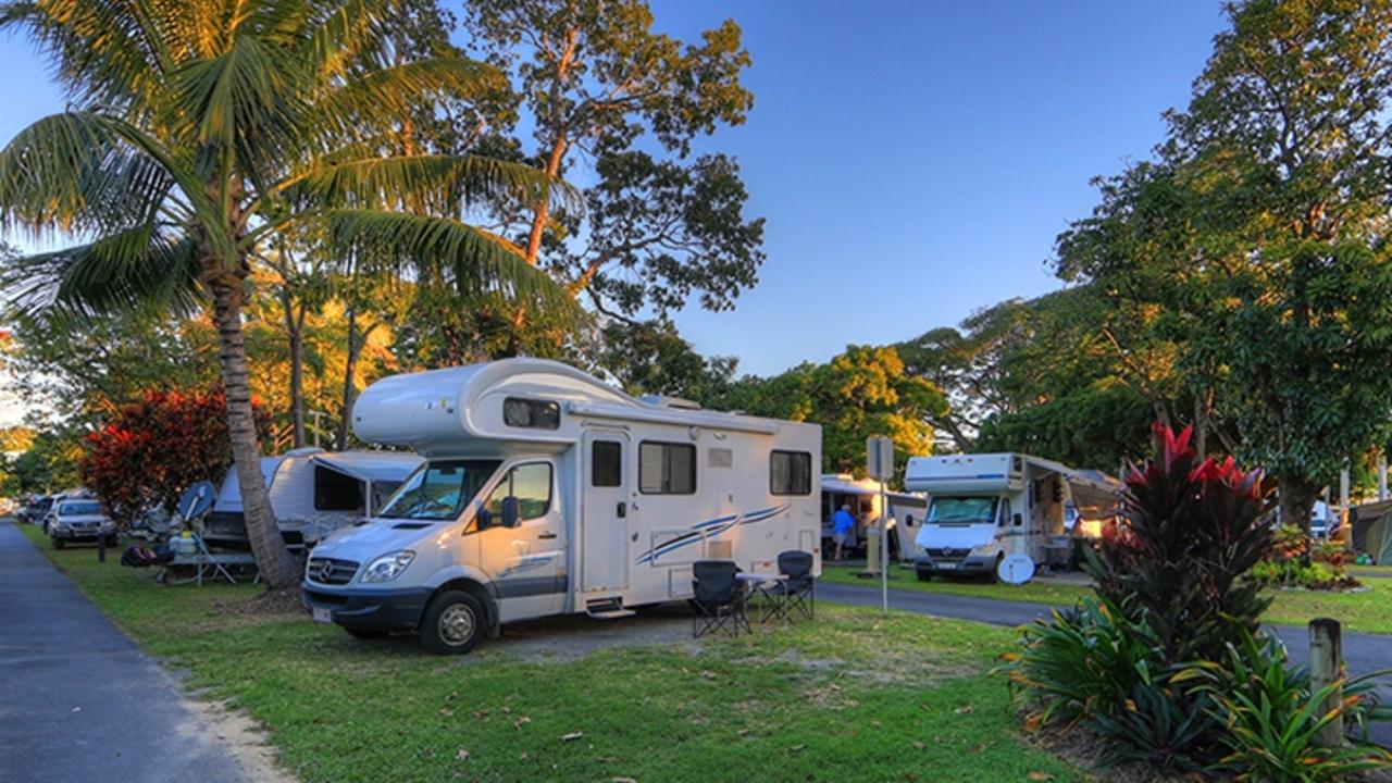 NRMA Cairns Holiday Park in Manunda offers a range of concrete and grass powered slabs in a great central location in Cairns. Picture: NRMA