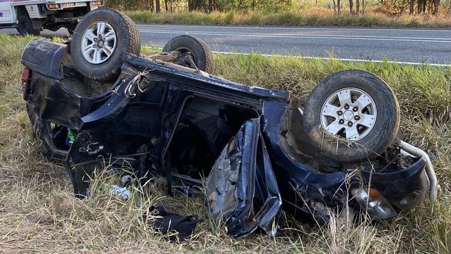 Emergency services were called to a single-car rollover near Henry and Tin Can Bay roads in Goomboorian about 3am today, November 14.