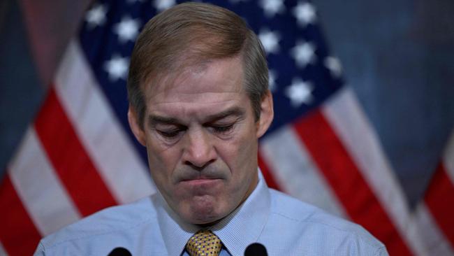 Jim Jordan announces his withdrawal from the race for speaker. Picture: AFP