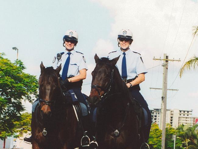 Chief de Beers on duty in Brisbane (Photo: Queensland Police).