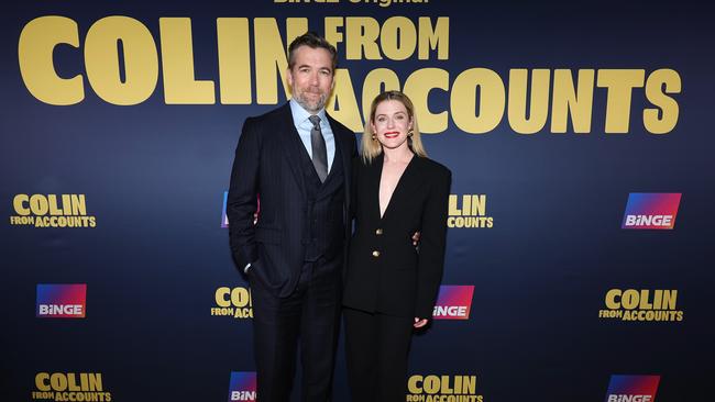 Patrick Brammall and Harriet Dyer attend the Colin From Accounts Season 2 world premiere on May 29 in Sydney, Australia. Picture: Getty Images