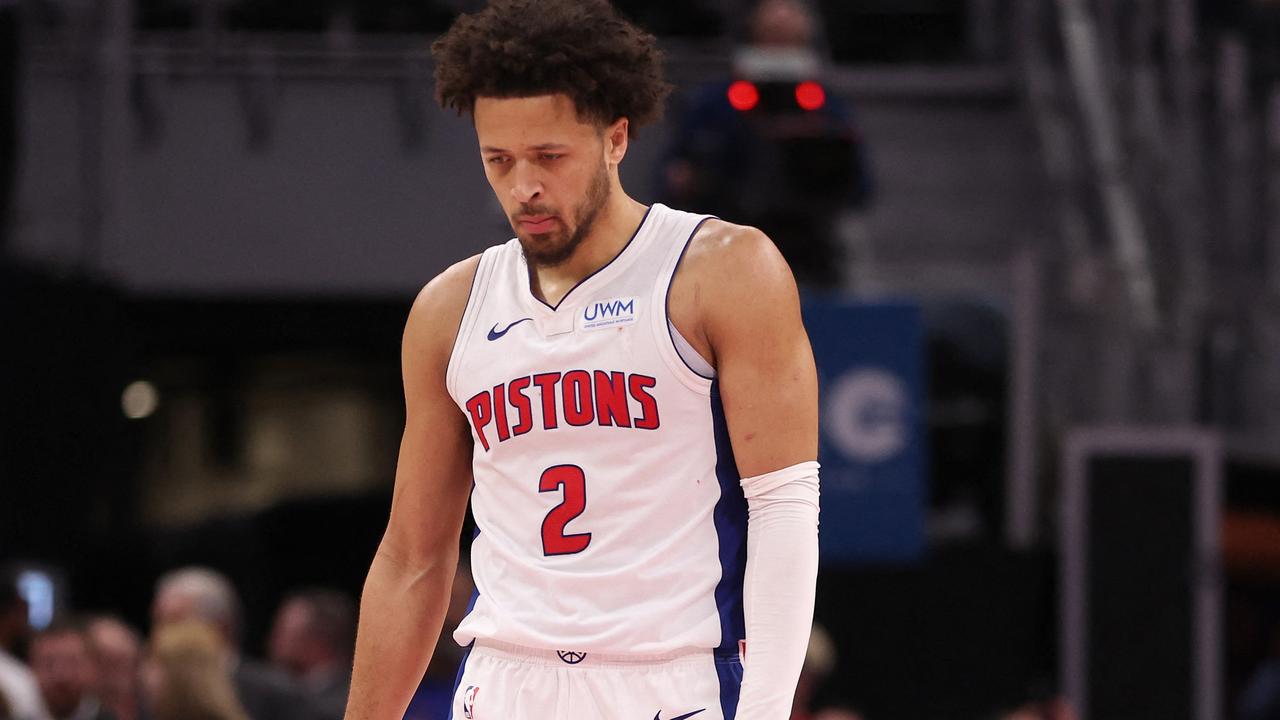 Cade Cunningham had 41 points but Detroit couldn’t get the win. Gregory Shamus/Getty Images/AFP.