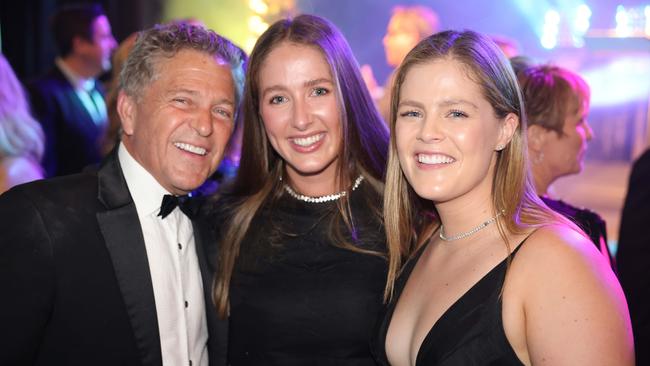 Brett Frizelle, Ally Frizelle and Georgia Frizelle at the Gold Coast Business Excellence Awards 2024 Gala for Gold Coast at Large. Picture, Portia Large.