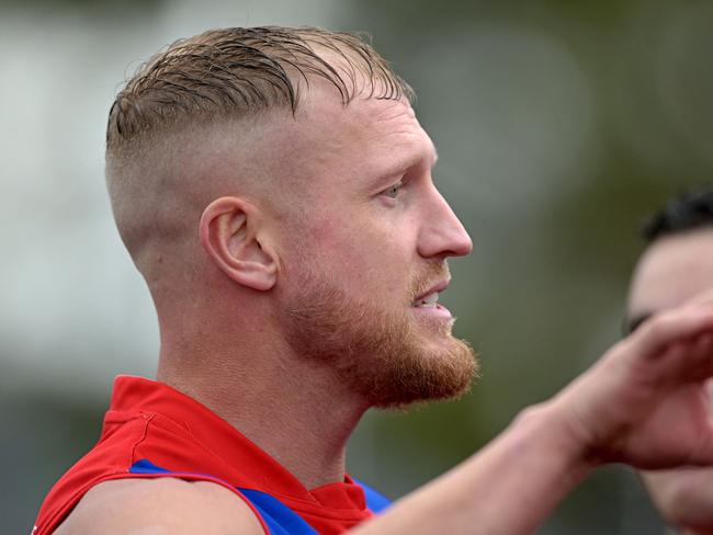 Port Melbourne ColtsÃ Josh Caddy during the SFNL Port Melbourne Colts v St Paul's McKinnon football match in Port Melbourne, Saturday, Aug. 12, 2023. Picture: Andy Brownbill