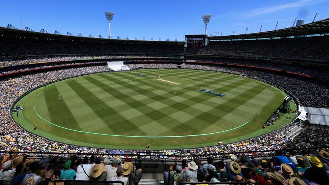 Fox is already planning for its Boxing Day Test coverage from Melbourne, refusing to rule out a role for Bill Lawry. Picture: Mark Stewart