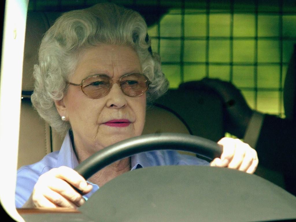 Queen Elizabeth will reportedly no longer drive on public roads. Picture: Getty Images