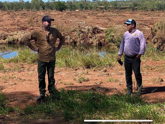 Scenes of devastation in Kalkarindji and Daguragu where residents have been evacuated due to recent flooding. Picture: Chansey Paech/Facebook