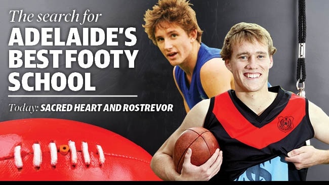 Messenger Community News has chosen eight Adelaide schools’ best ever football teams as part of a five-day series. Up first, Rostrevor and Sacred Heart colleges.