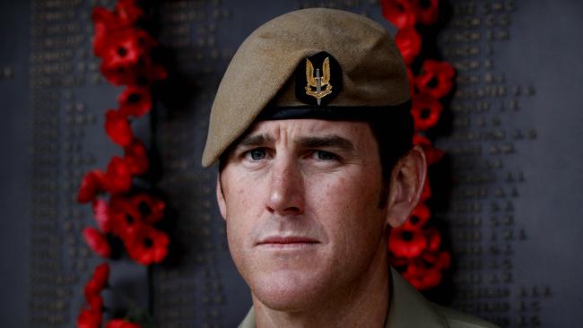 SAS Corporal Ben (Benjamin) Roberts-Smith VC, at the Australian War Memorial in Canberra. Pic Ray Strange