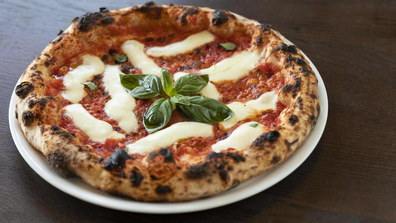 All about the pizza: Elementi at Paddington’s margherita. Picture: Mark Cranitch.