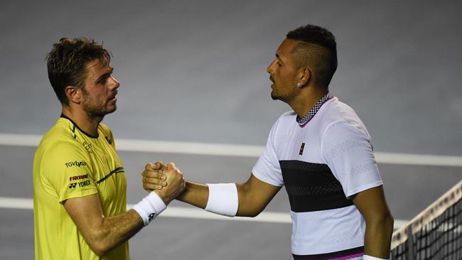 The two men have a long-running rivalry. (Photo by PEDRO PARDO / AFP)