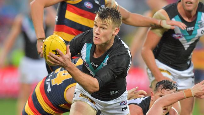 Robbie Gray is the only Power player who can hold his head high. Picture: AAP