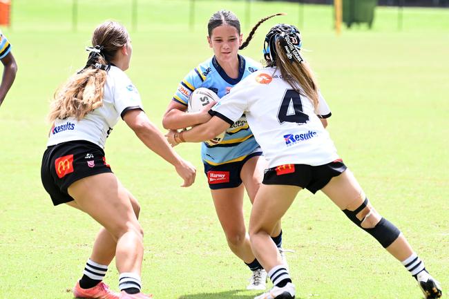 Harvey Norman U17 rugby league At Marsden SHS on the oval. Souths Logan v Norths Saturday March 22, 2025. Picture, John Gass