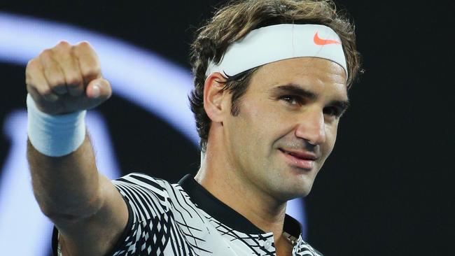 Roger Federer was back to his best. Photo: Michael Dodge/Getty Images