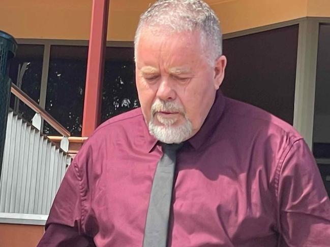 Lance Douglas Roberts leaves Hervey Bay District Court on August 29, 2023. A jury found him not guilty of five charges.