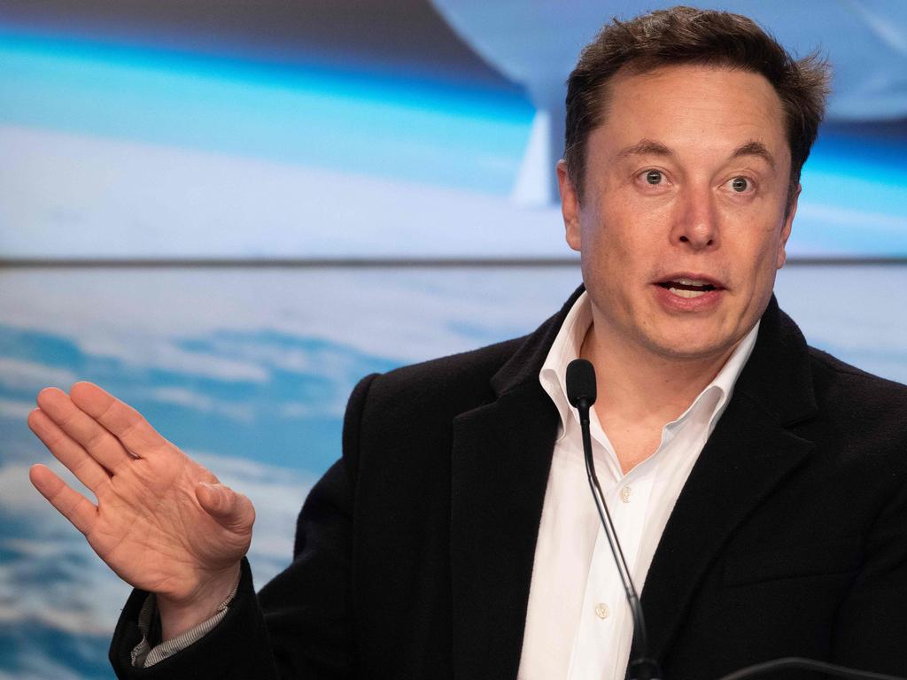 Elon Musk is concerned about bitcoin’s impact on the environment. Picture: Jim Watson/AFP