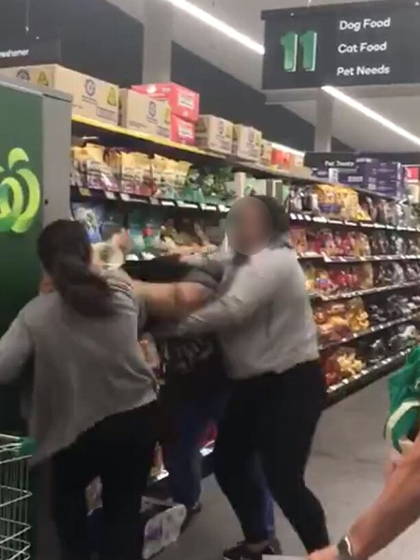 The incident allegedly took place at a Woolworths supermarket in Chullora. Picture: Twitter