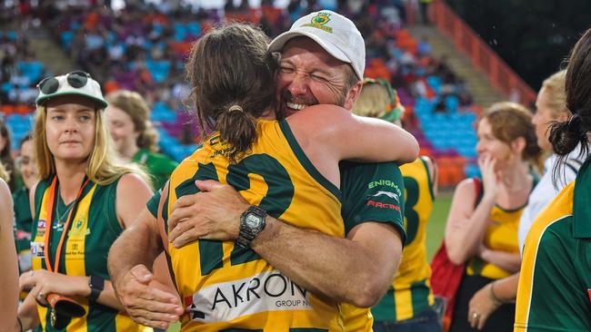 Waratah vs PINT in the 2022-23 NTFL womenÃ&#149;s grand final. Picture: PEMA TAMANG Pakhrin