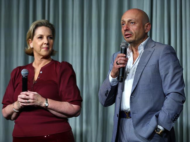 Robyn Denholm and Larry Kestelman are the new sheriffs in town at the WNBL. Picture: Getty Images