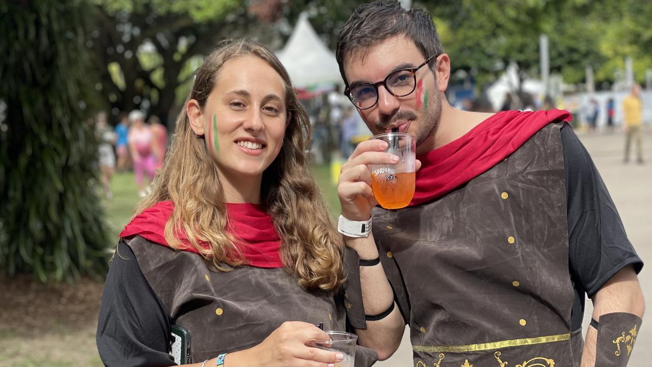 Cairns Italian Festival 2023: Irma Conforti and Riccardo Cachahanti. Picture: Bronwyn Farr