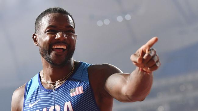 Twice banned Olympic and world 100m champion Justin Gatlin, have under today’s rules served their time and are eligible to compete in Tokyo in 2021. Picture: Jewel Samad/AFP