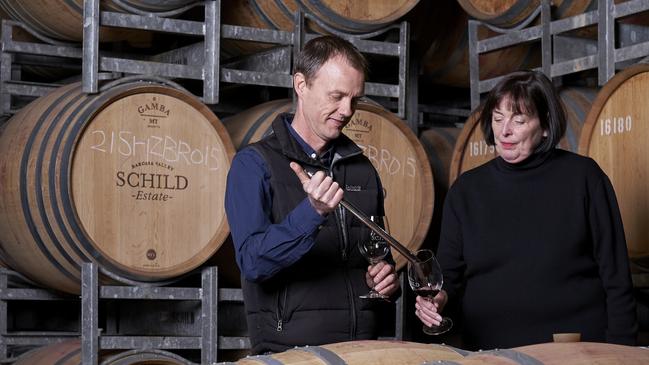 Schild Estate's Scott Hazeldine and Sue Henderson. Photo: Sam Roberts