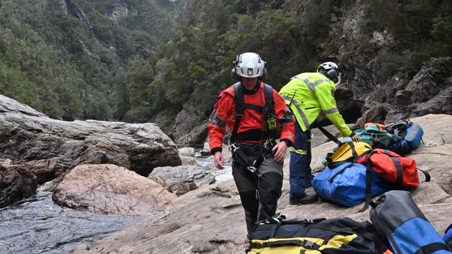 The man had been rafting with a group of friends.