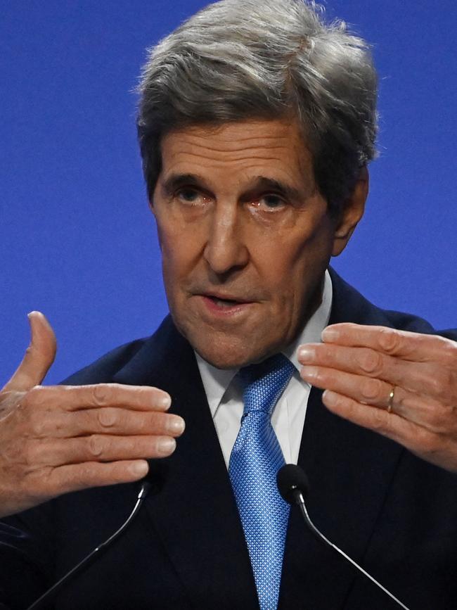 US special climate envoy John Kerry. Picture: AFP