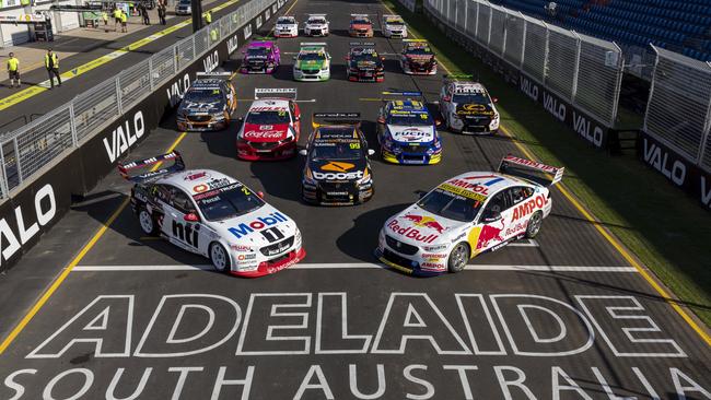 The Supercars Championship returns to the streets of Adelaide for the first time since 2020. Picture: Mark Horsburgh